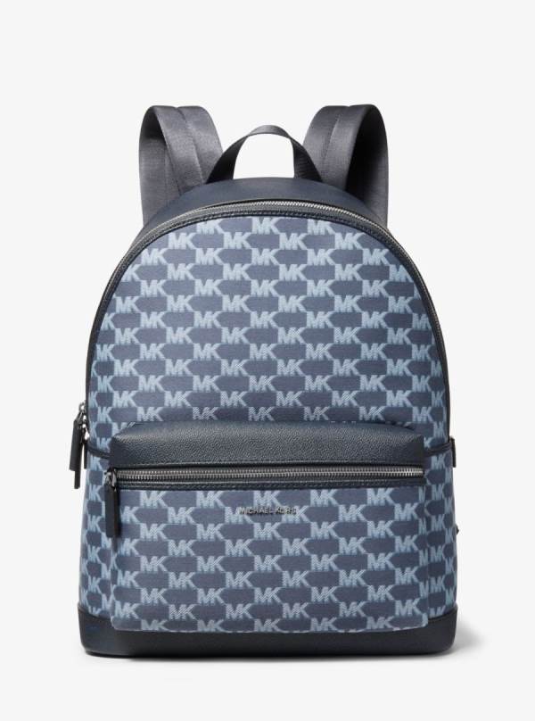Panske Batohy Michael Kors Cooper Logo Jacquard Námornícka Modrá Viacfarebný - Tasky Michael Kors Sleva | HJNVB-1975